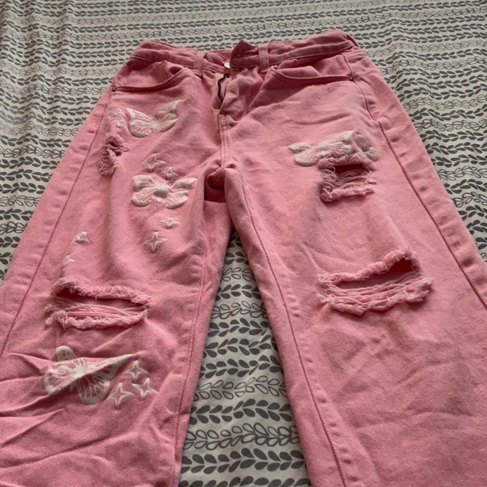 PINK!💗 Butterfly pants